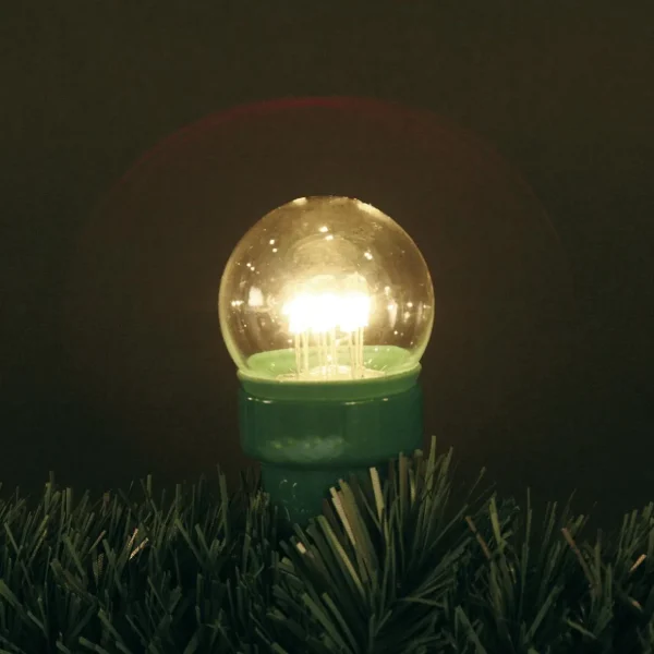 Weihnachtsbeleuchtung^DecoWoerner LED Tropfenlampe E27 transparent