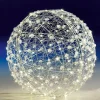 Deko-Licht | Weihnachtsbeleuchtung^DecoWoerner LED-Draht-Leuchtkugel 45 Cm Ø silber