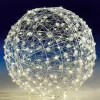 Deko-Licht | Xxl Weihnachtsdeko^DecoWoerner LED-Draht-Leuchtkugel 60 Cm Ø silber
