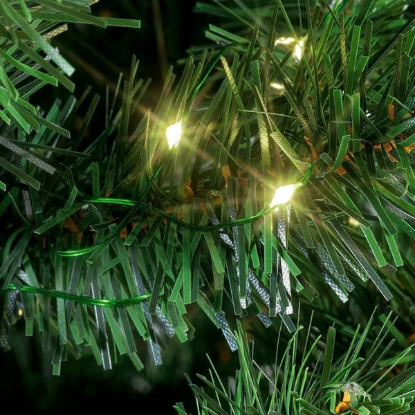 Weihnachtsbeleuchtung^DecoWoerner LED-Draht-Lichterkette Für Außen grün