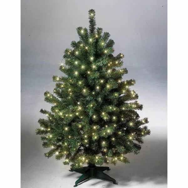 Weihnachtsbeleuchtung^DecoWoerner LED-Draht-Lichterkette Für Außen grün