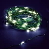 Weihnachtsbeleuchtung^DecoWoerner LED-Draht-Lichterkette Für Weihnachtsbäume, 4 Stränge à 4 M grün