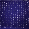 Weihnachtsbeleuchtung^DecoWoerner LED-Draht-Lichtvorhang Für Außen, 150 Cm silber