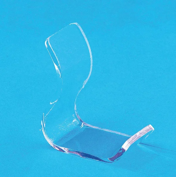 Warenpräsentation^DecoWoerner Lederwaren-Präsenter 7 Cm Hoch transparent