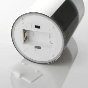 Deko-Licht^DecoWoerner LED-Kerze Aus Wachs Im Rauchen Glas 10 X 15 Cm Grau