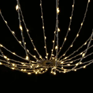Weihnachtsbeleuchtung^DecoWoerner LED-Leuchtkugel Für Außen, 50 Cm Ø silber