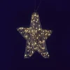 Weihnachtssterne | Weihnachtsbeleuchtung^DecoWoerner LED-Leuchtstern, 38 Cm Ø silber