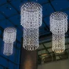 Weihnachtsbeleuchtung^DecoWoerner LED-Lichterketten-Hänger, 500 Cm weiß