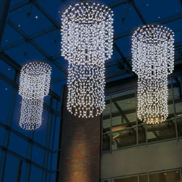 Weihnachtsbeleuchtung^DecoWoerner LED-Lichterketten-Hänger Für Innen, 300 Cm transparent