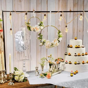 Deko-Licht^DecoWoerner LED-Wachs Tafel-Kerzen 24,5 Cm, 2er Set weiß