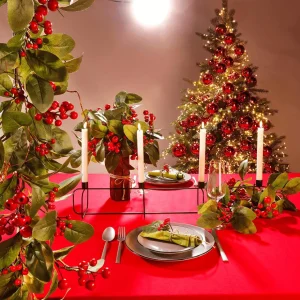 Deko-Licht^DecoWoerner LED-Wachs Tafel-Kerzen 24,5 Cm, 2er Set weiß
