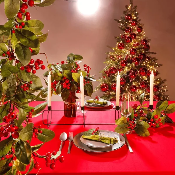 Deko-Licht^DecoWoerner LED-Wachs Tafel-Kerzen 24,5 Cm, 2er Set weiß
