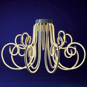 Weihnachtsbeleuchtung^DecoWoerner Leuchter Aus Neon Lichtschlauch, 41 Cm Lang weiß