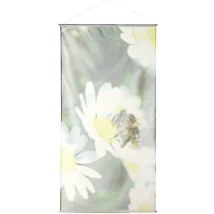 Frühlingsbanner^DecoWoerner Lichtechter Naturfaser-Stoffbanner 