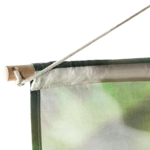 Sommer-Banner | Frühlingsbanner^DecoWoerner Lichtechter Naturfaser-Stoffbanner "Frühlingsgras" Aus Baumwolle 100 X 200 Cm grün