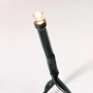 Weihnachtsbeleuchtung^DecoWoerner Lichterkette Grün 9 M, 120 LED Warm-weiß IP44