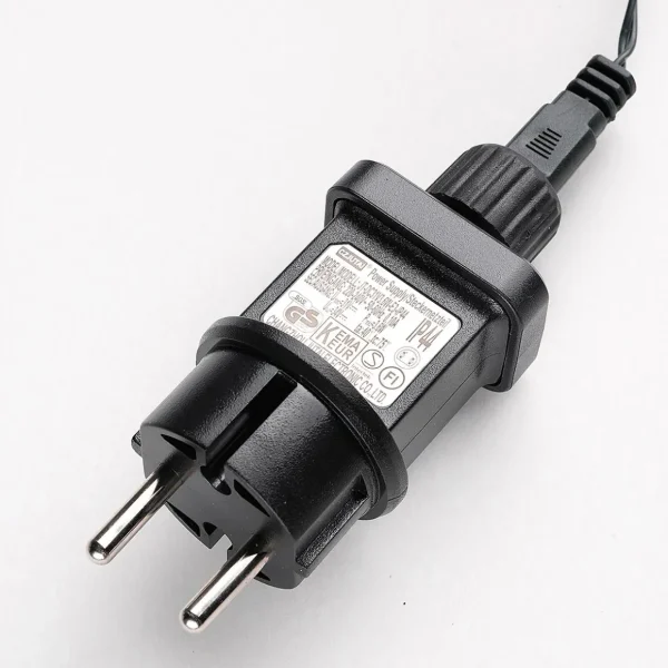 Weihnachtsbeleuchtung^DecoWoerner Lichterkette Grün 9 M, 120 LED Warm-weiß IP44