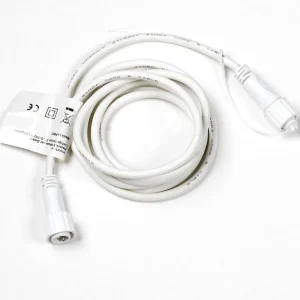 Weihnachtsbeleuchtung^DecoWoerner Lichterketten Verlängerungskabel Verbindungskabel 500 Cm weiß