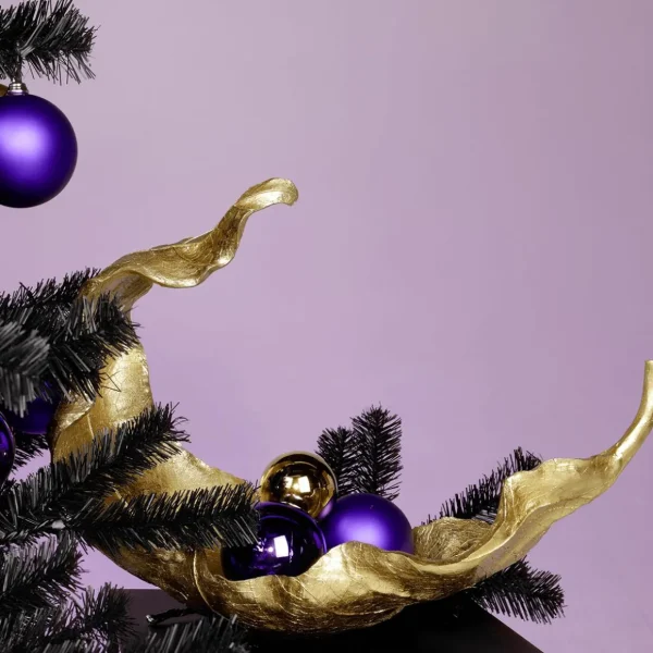 Weihnachtskugeln^DecoWoerner Lila, Matte Weihnachtskugeln Aus Schwer Entflammbarem Kunststoff, 6 Cm Ø – 24 Stück violett
