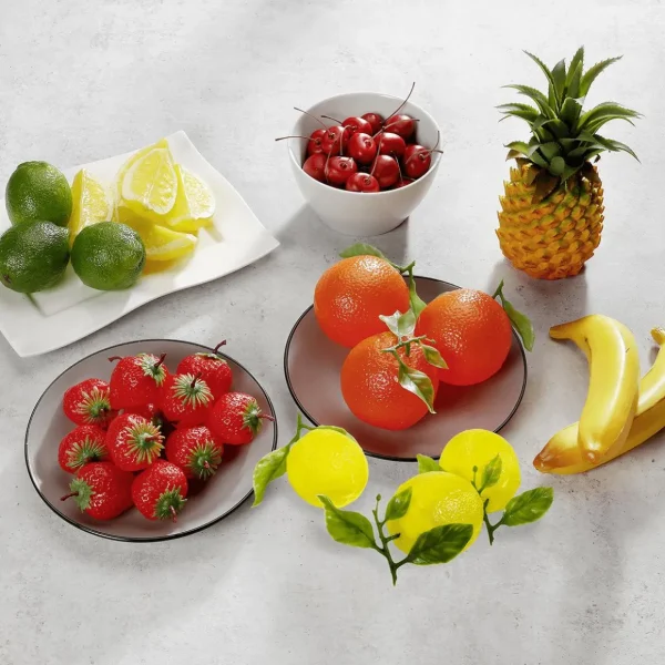 Obst & Früchte^DecoWoerner Limetten Lebensmittel-Attrappe, 3 Stück grün
