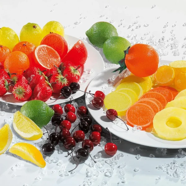 Obst & Früchte^DecoWoerner Limetten Lebensmittel-Attrappe, 3 Stück grün
