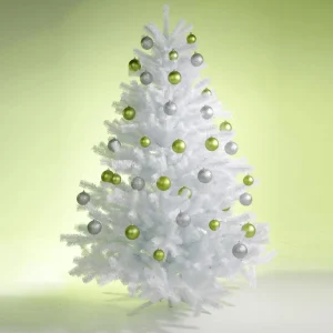 Weihnachtskugeln^DecoWoerner Limettene, Matte Weihnachtskugeln Aus Schwer Entflammbarem Kunststoff, 6 Cm Ø – 24 Stück grün
