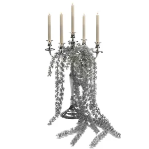 Winterdeko | Hängepflanzen^DecoWoerner Lärchenhänger Beeist 122 Cm grün