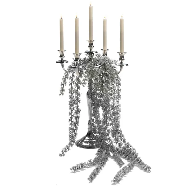 Winterdeko | Hängepflanzen^DecoWoerner Lärchenhänger Beeist 122 Cm grün