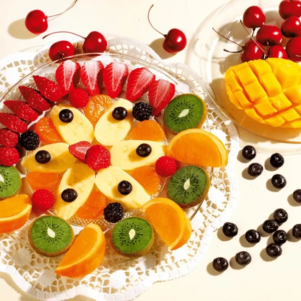 Obst & Früchte^DecoWoerner Mandarinenviertel Lebensmittel-Attrappe, Pack à 6 Stück orange