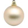 Weihnachtskugeln^DecoWoerner Matte, Champagner Weihnachtskugeln Aus Plastik, 6 Cm Ø – 24 Stück gold