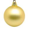Weihnachtskugeln^DecoWoerner Matte, ene Weihnachtskugeln Aus Plastik, 10 Cm Ø – 6 Stück gold