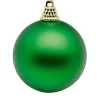 Weihnachtskugeln^DecoWoerner Matte, e Weihnachtskugeln Aus Plastik, 6 Cm Ø – 24 Stück grün