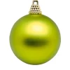 Weihnachtskugeln^DecoWoerner Matte, Helle Weihnachtskugeln Aus Plastik, 6 Cm Ø – 24 Stück grün