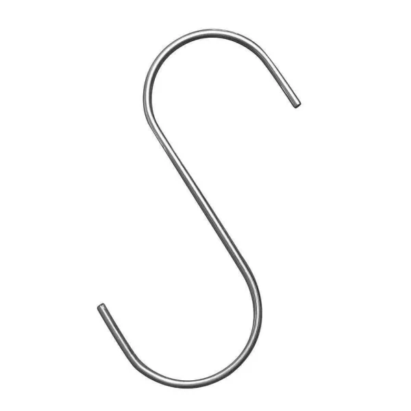 Dekorationshilfen & Werkzeug^DecoWoerner Mehrzweckhaken S-Form, 11 Cm Lang, 10 Stück silber