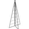Weihnachtsfiguren^DecoWoerner Metall-Baum 120 Cm Hoch schwarz