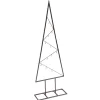 Weihnachtsfiguren^DecoWoerner Metall-Baum 150 Cm Hoch schwarz
