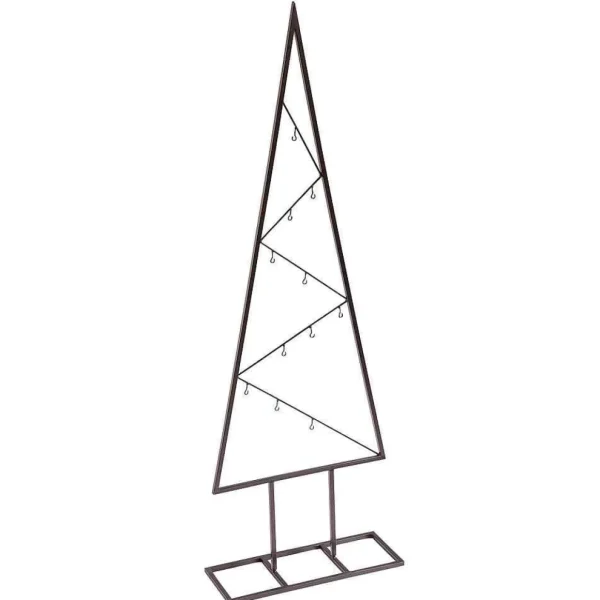 Weihnachtsfiguren^DecoWoerner Metall-Baum 120 Cm Hoch schwarz