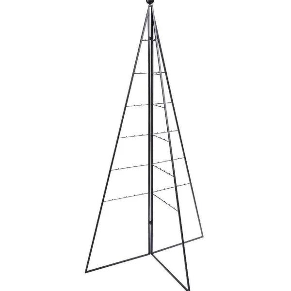 Weihnachtsfiguren^DecoWoerner Metall-Baum 180 Cm Hoch schwarz