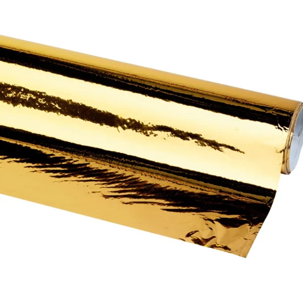 Lack- Dekor- & Stanzoptikfolien^DecoWoerner Metallicfolie gold