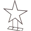 Weihnachtssterne^DecoWoerner Metall-Stern 80 Cm Hoch schwarz