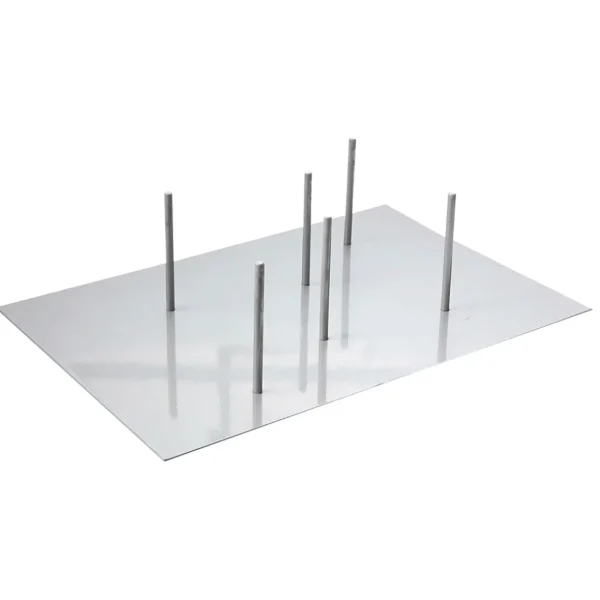 Naturdeko | Pflanzengefäße & Dekorationshilfen^DecoWoerner Metallständer 14,5 Cm Hoch silber