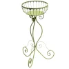 Pflanzengefäße & Dekorationshilfen^DecoWoerner Metallständer "Vintage" 71 Cm Hoch grün