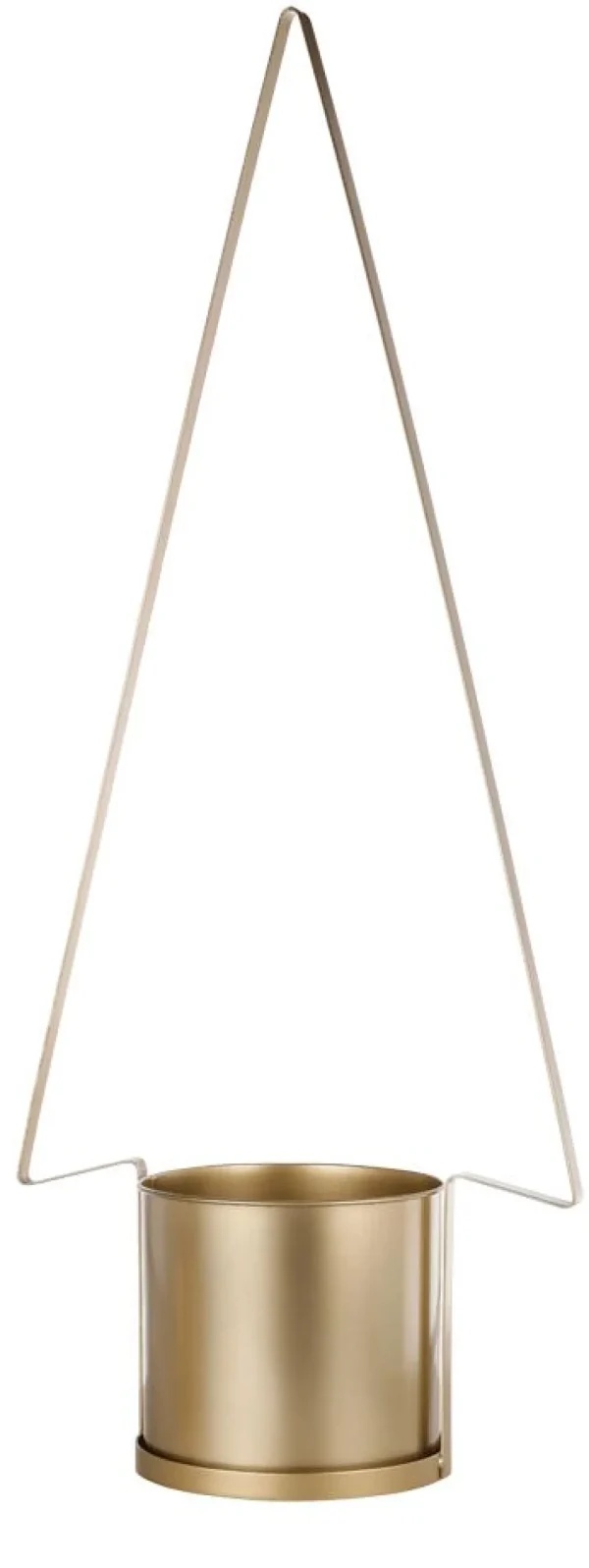 Weihnachtsfiguren^DecoWoerner Metalltanne Mit Blumentopf, 85 Cm gold