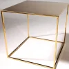 Pflanzengefäße & Dekorationshilfen^DecoWoerner Metall-Tisch 45 X 45 Cm, gold