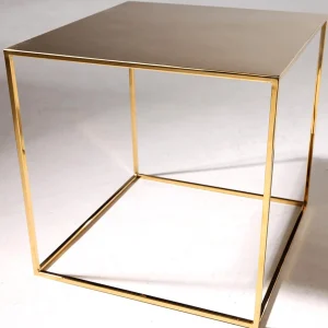 Pflanzengefäße & Dekorationshilfen^DecoWoerner Metall-Tisch 45 X 45 Cm, gold