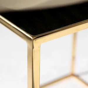 Pflanzengefäße & Dekorationshilfen^DecoWoerner Metall-Tisch 45 X 45 Cm, gold