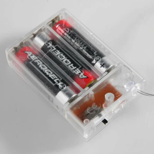 Weihnachtsbeleuchtung^DecoWoerner Micro-LED Kugel Mit Batterie, 14 Cm Ø schwarz