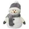 Winterdeko | Weihnachtsfiguren^DecoWoerner Mini Schneeman Aus Polyester 30 Cm Grau