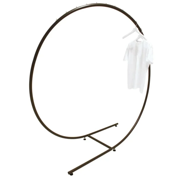 Kleiderständer^DecoWoerner Mittelraum- Konfektionsständer Swing 160 Cm Ø, schwarz