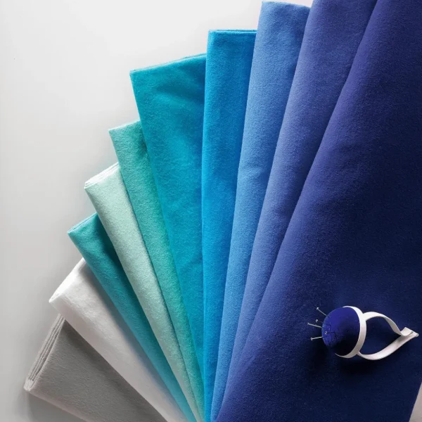 Stoffe^DecoWoerner Molton, 130 Cm Breit, Dunkel blau